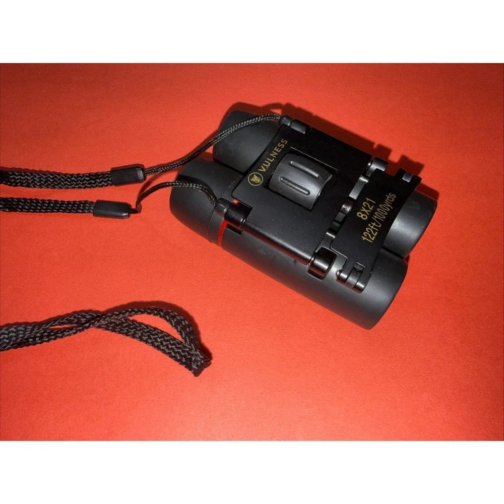Vulness 8x21 Compact Pocket Binoculars Mini Travel Bird Watching Cruise Ship Bag